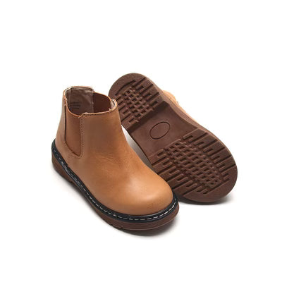 Camel Chelsea Boots - US Size 4-12 - Hard Sole Shoes Deer Grace 
