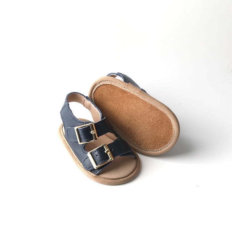 Navy- Summer Sandal - US Size 2-4 - Soft Sole Shoes Deer Grace 