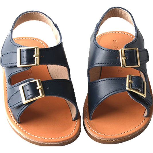 Navy - Summer Sandal - US Size 5-9 - Hard Sole Shoes Deer Grace 