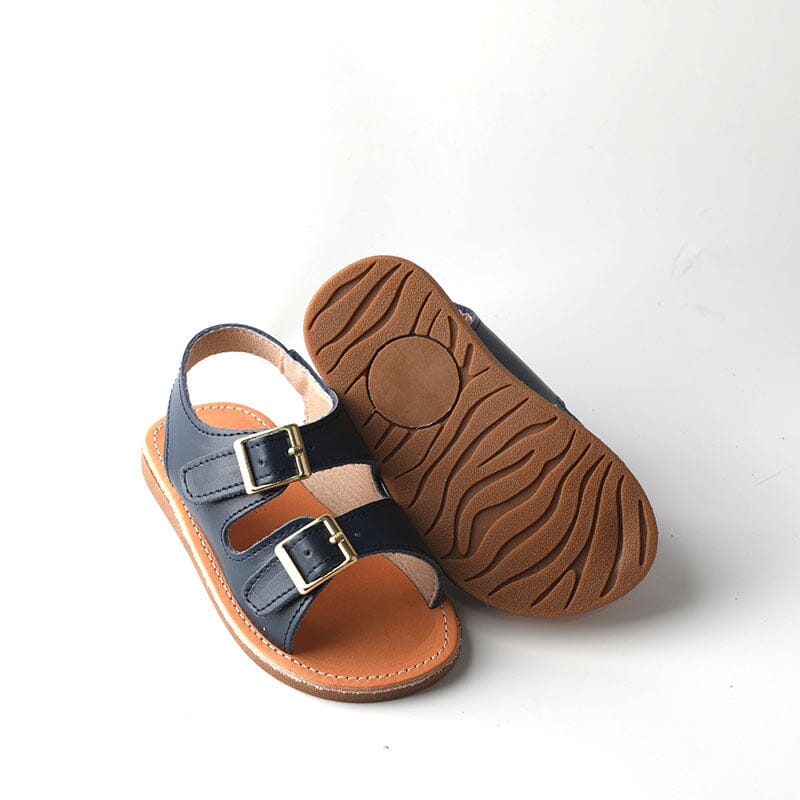 Navy - Summer Sandal - US Size 5-9 - Hard Sole Shoes Deer Grace 