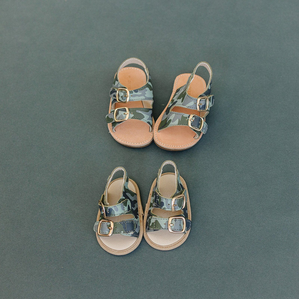Camo- Summer Sandal - US Size 2-4 - Soft Sole Shoes Deer Grace 
