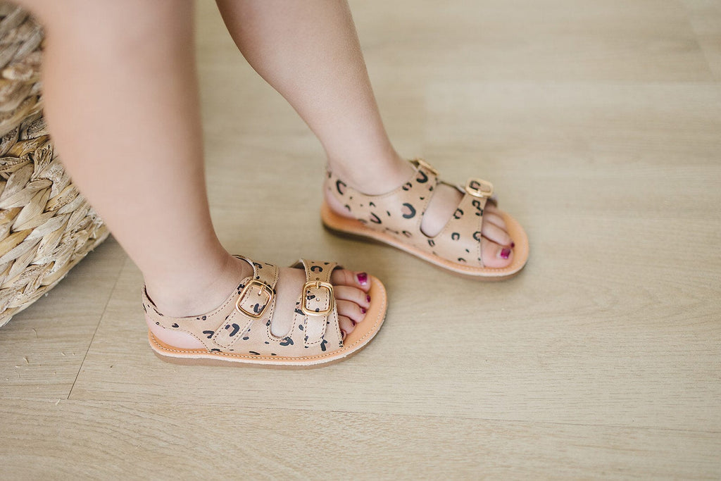 Cheetah - Summer Sandal - US Size 5-9 - Hard Sole Shoes Deer Grace 