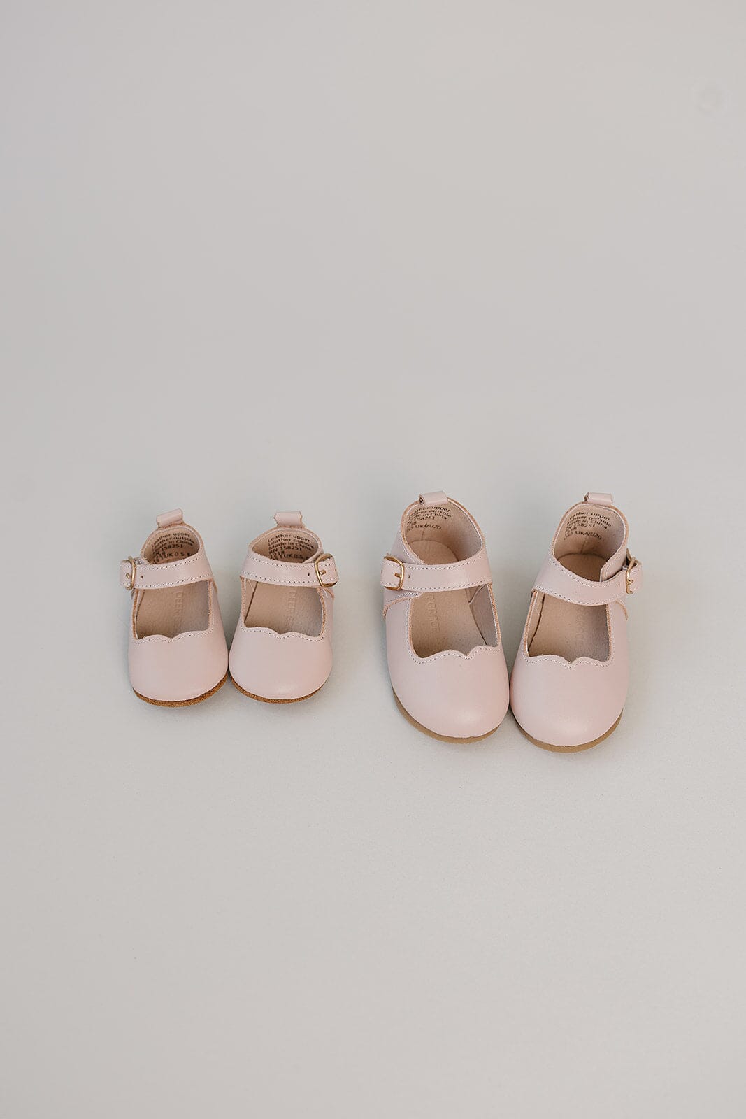Light Pink - Mary Jane - US Size 5-9 - Hard Sole Shoes Deer Grace 