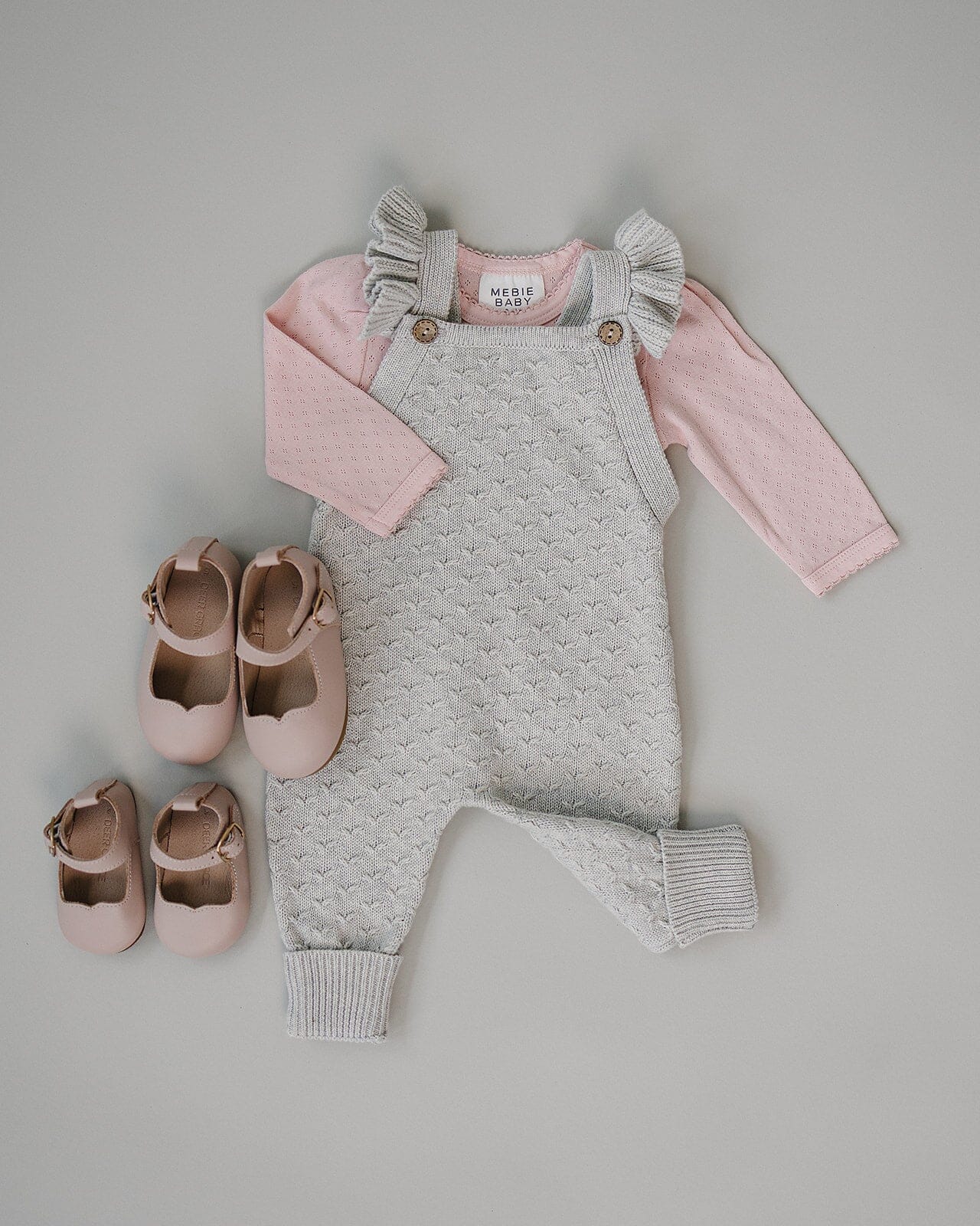 Light Pink - Mary Jane - US Size 1-4 - Soft Sole Shoes Deer Grace 