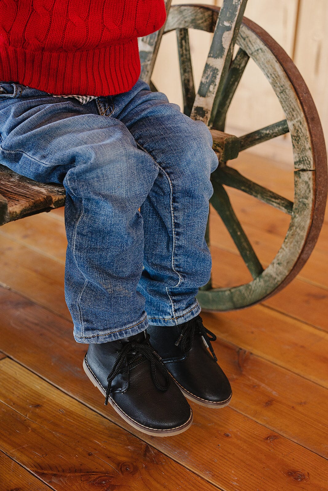 Black - Classic Boots - US Size 5-10 - Hard Sole Shoes Deer Grace 