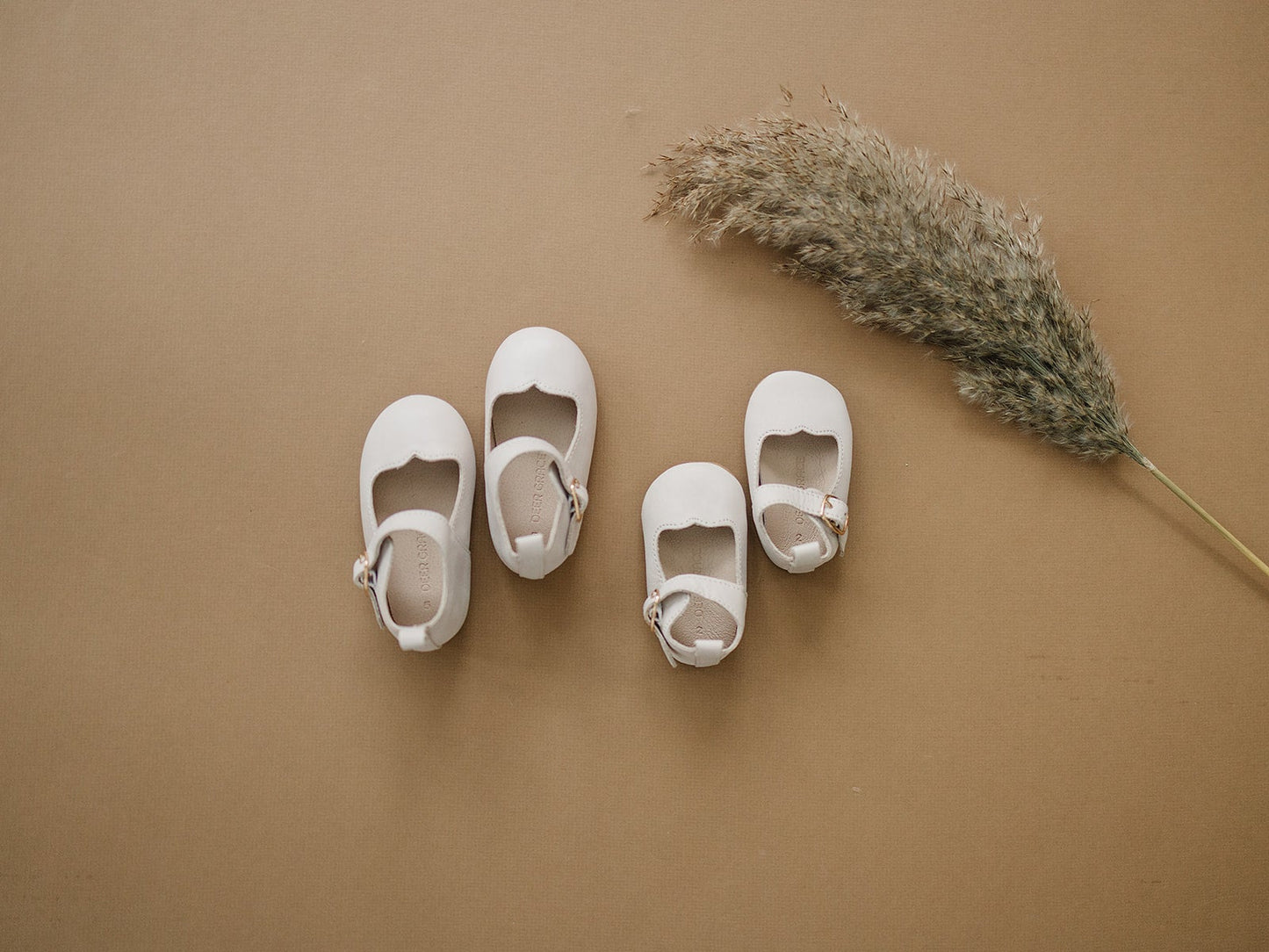Cream - Mary Jane - US Size 1-4 - Soft Sole Shoes Deer Grace 