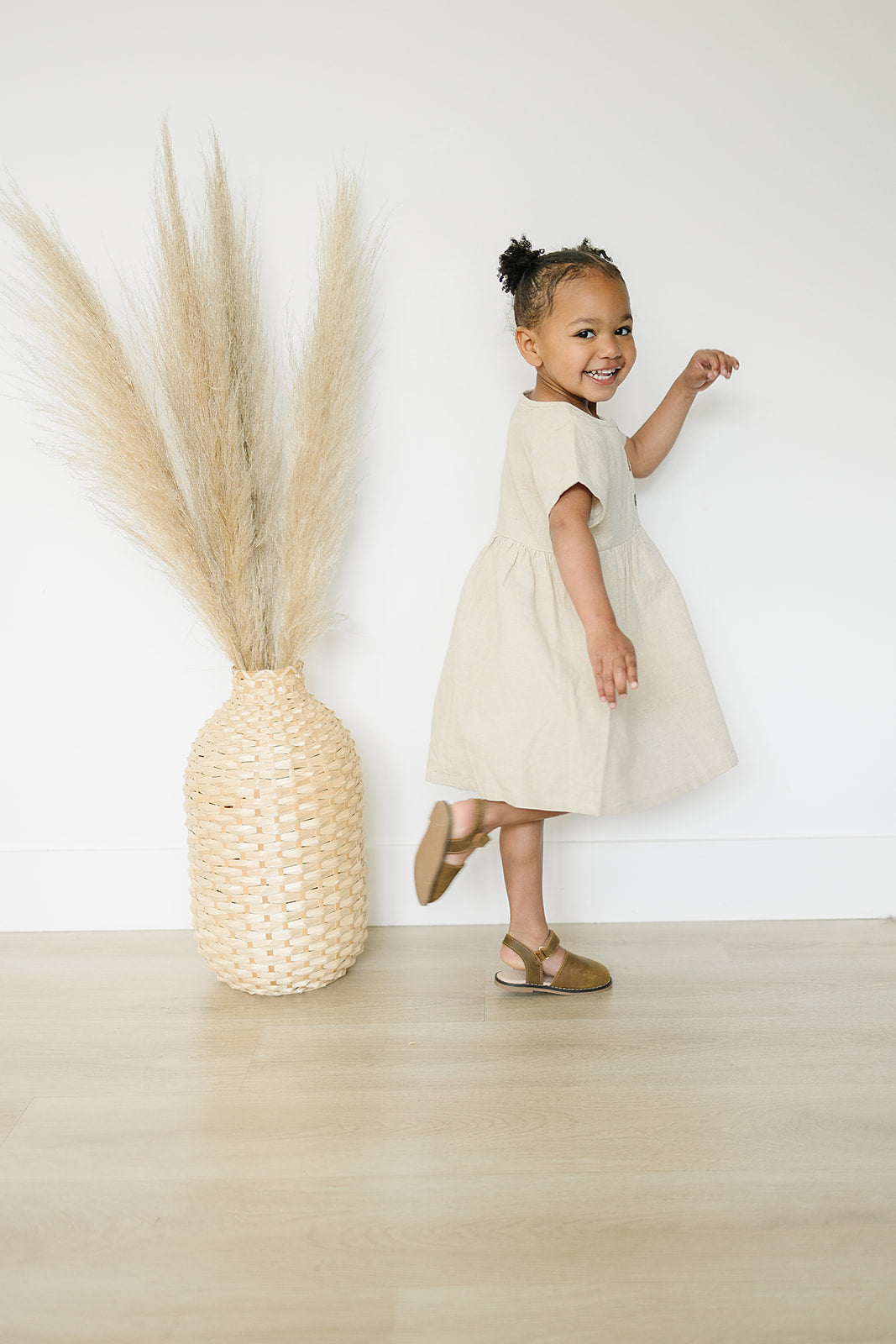 Brown - Emmie Flats - US Size 5-9 - Hard Sole Shoes Deer Grace 