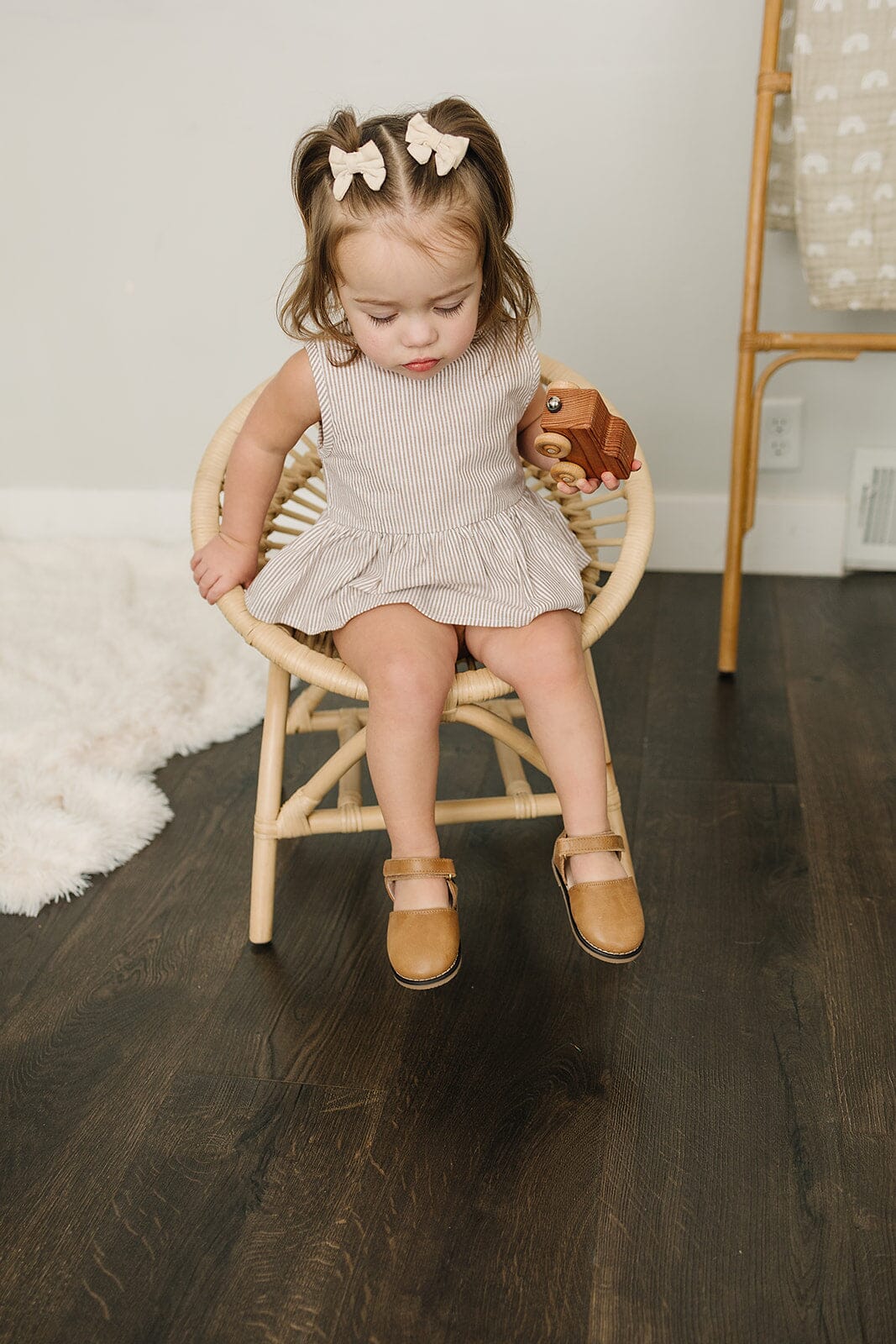 Camel - Emmie Flats - US Size 5-9 - Hard Sole Shoes Deer Grace 