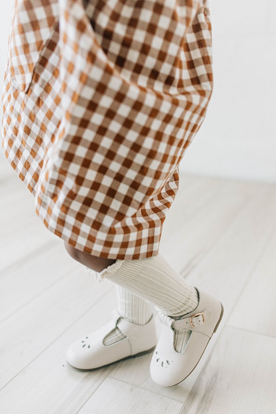 Cream - Daisy T-Bar - US Size 5-8 - Hard Sole Shoes Deer Grace 