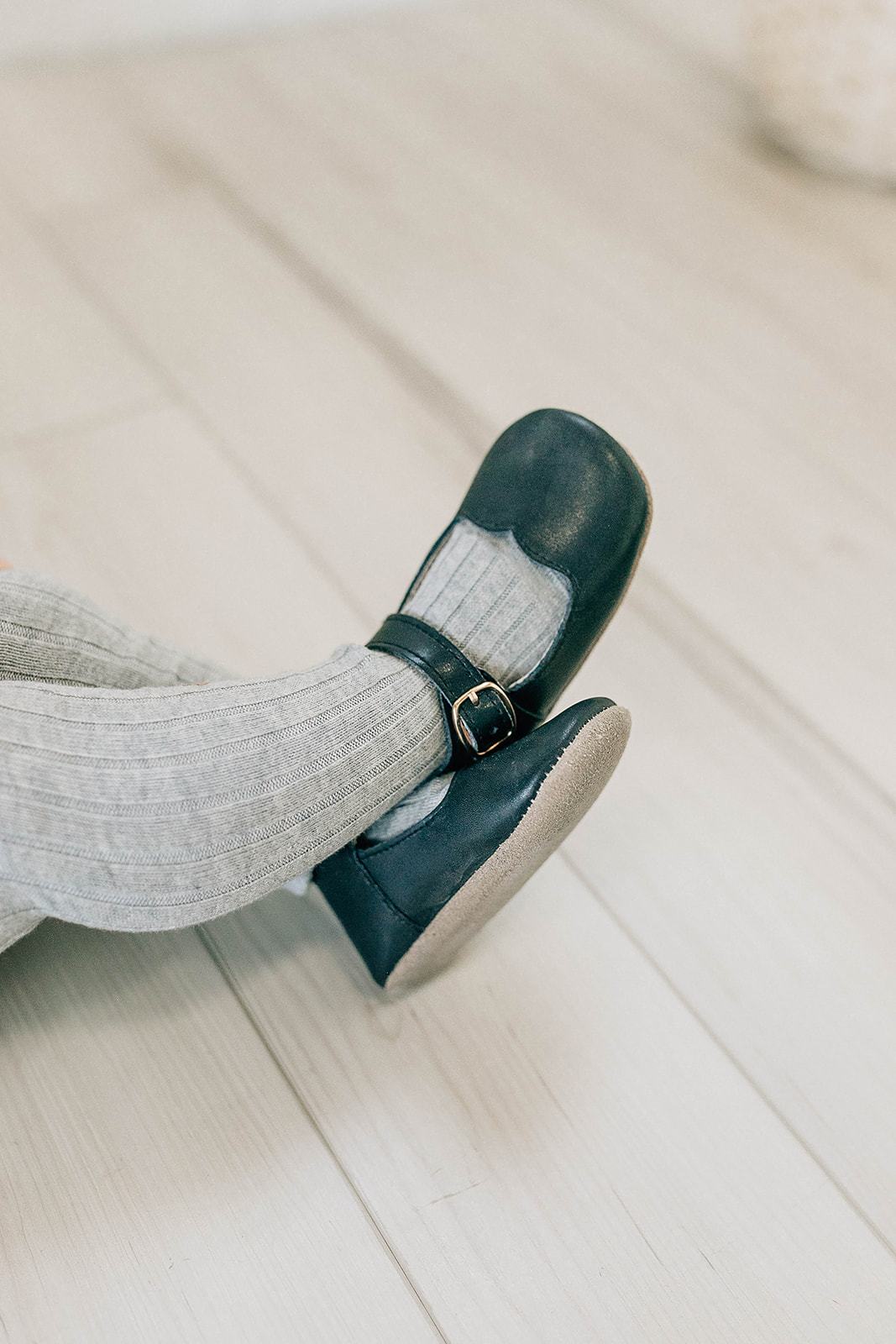 Midnight - Mary Jane US Size 1-4 - Soft Sole Shoes Deer Grace 