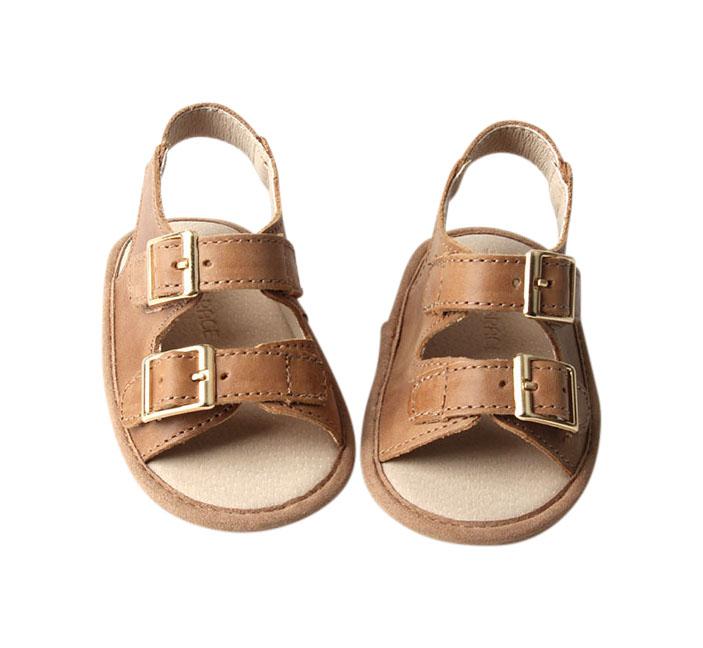 Camel - Summer Sandal - US Size 2-4 - Soft Sole Shoes Deer Grace 