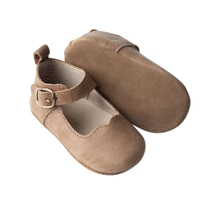 Camel - Mary Jane - US Size 2-4 - Soft Sole Shoes Deer Grace 