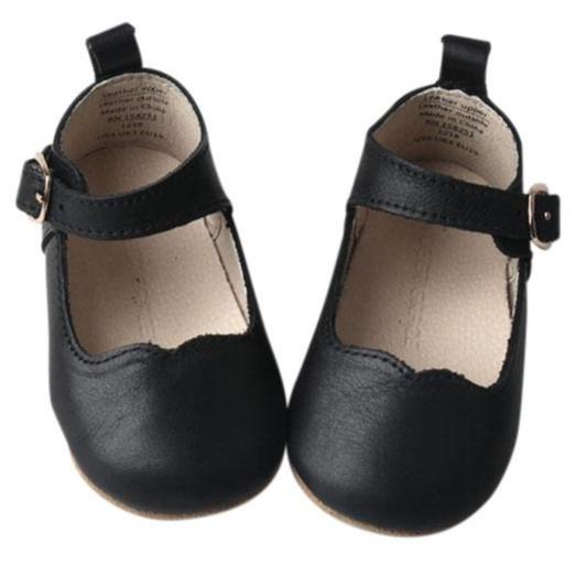 Midnight - Mary Jane US Size 1-4 - Soft Sole Shoes Deer Grace 