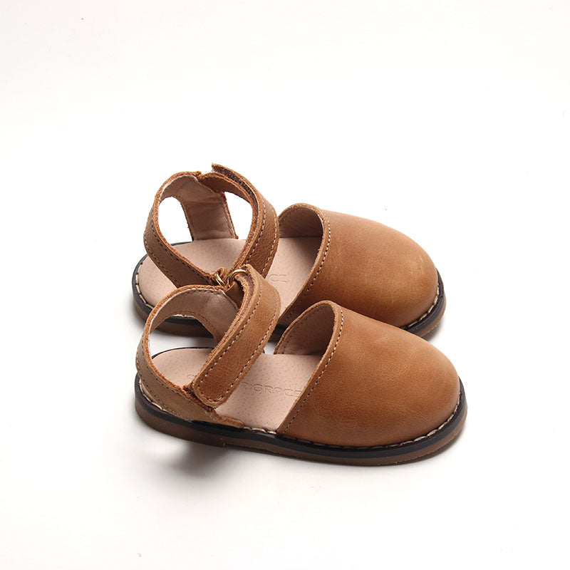 Camel - Emmie Flats - US Size 5-8 - Hard Sole Shoes Deer Grace 