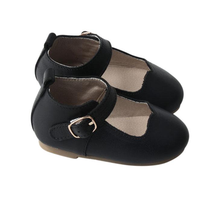 Midnight - Mary Jane - US Size 5-8 - Hard Sole Shoes Deer Grace 