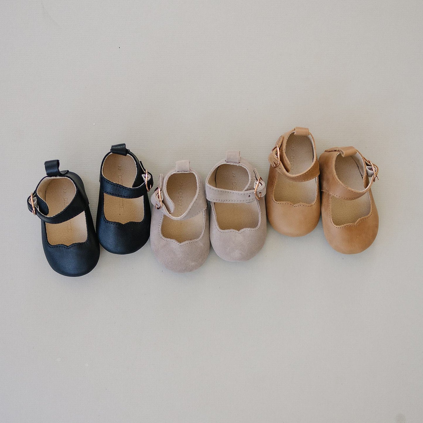 Midnight - Mary Jane - US Size 5-8 - Hard Sole Shoes Deer Grace 