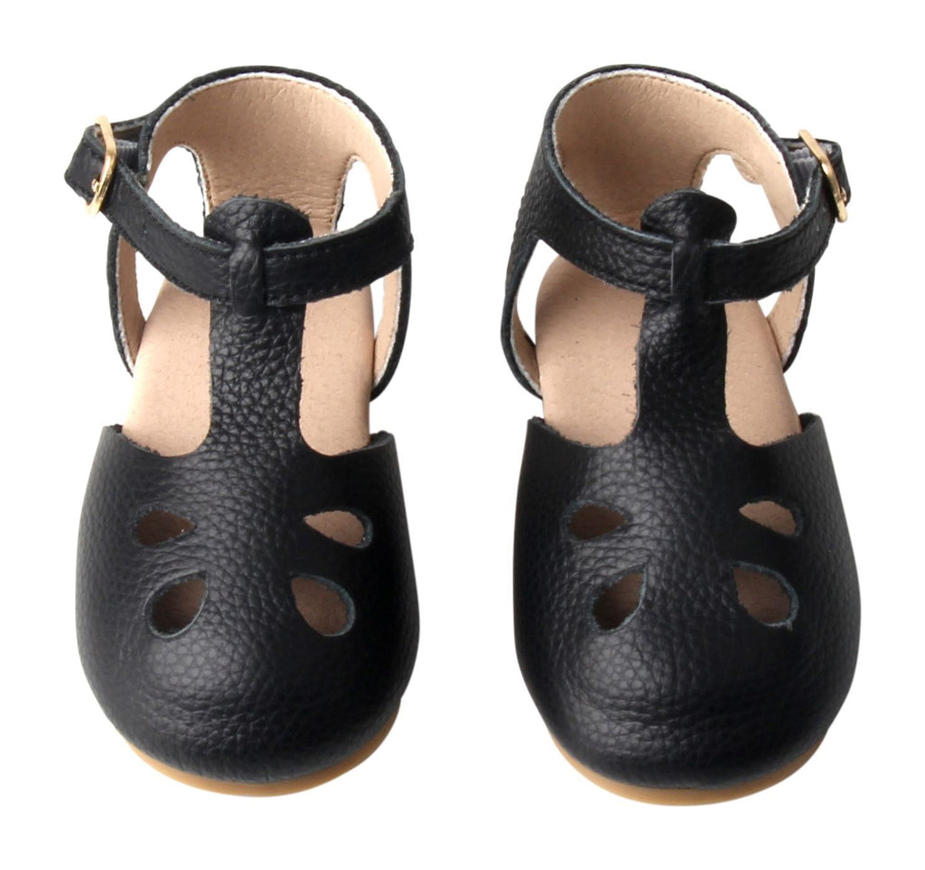 Midnight - Grace Flat - US Size 5-8 - Hard Sole Shoes Deer Grace 