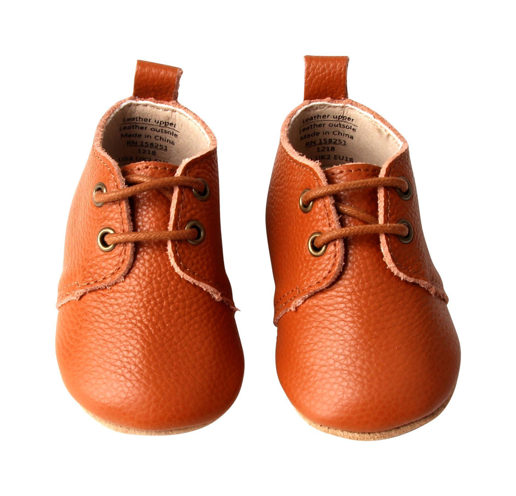 Camel - Oxford - US Size 1-4 - Soft Sole Shoes Deer Grace 