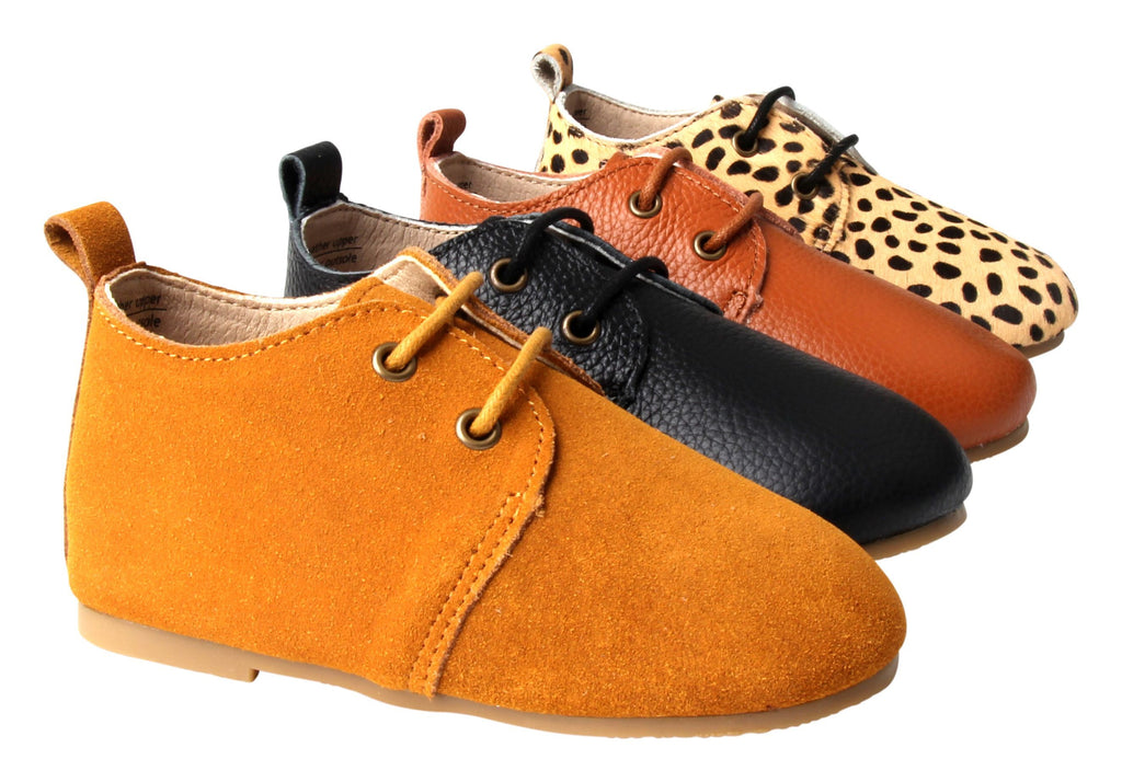 Mustard - Oxfords - US Size 5-8 - Hard Sole Shoes Deer Grace 